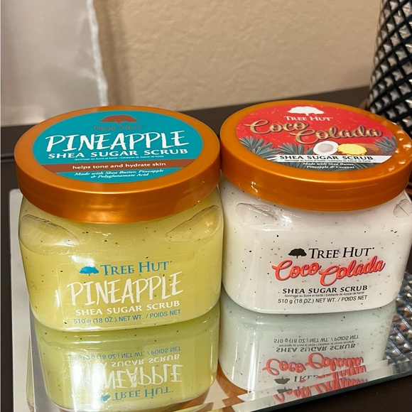 Tree Hut Bath & Body Tree Hut Fun N Sun Set Pineapple And Coco Colada Shea Sugar Scrubs